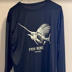 Fish Boys Costa Rica long sleeve shirt size Large
